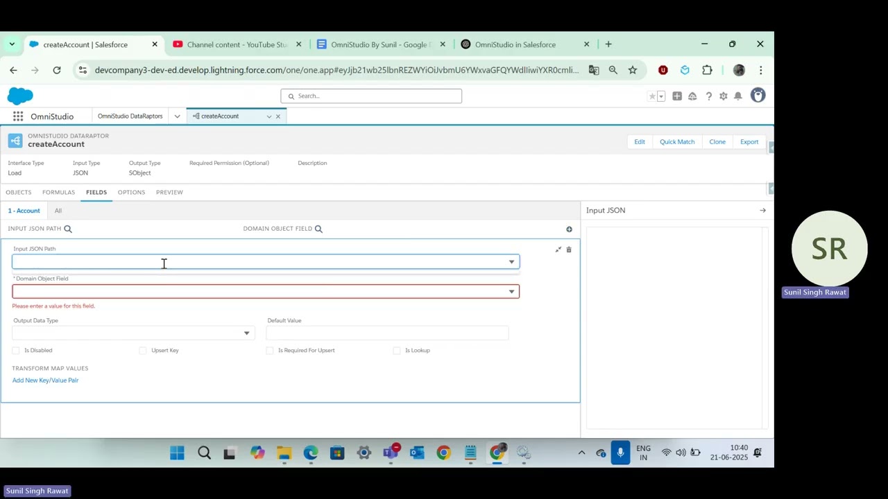 Part 5 - Load Data Raptor In Omnistudio