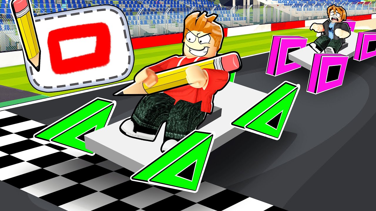 ROBLOX CHOP AND FROSTY GET NEW CARS IN DRAW THE RACE