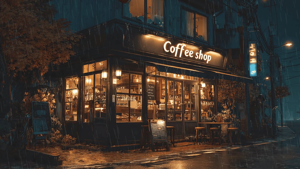 Late Night Coffee Shop Chill ☕ Lofi Hip Hop Beats for Relax & Sleep