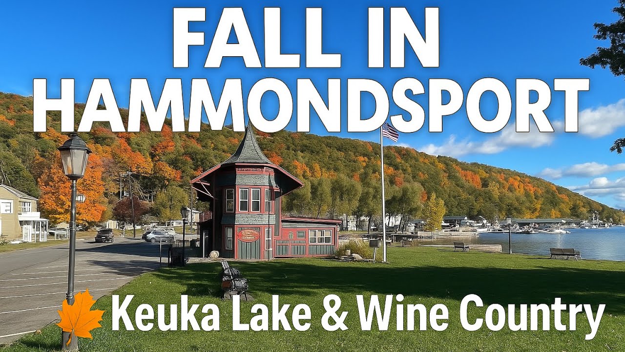 Fall in Hammondsport, NY 🍂 | Keuka Lake, Vineyards & Small-Town Charm.