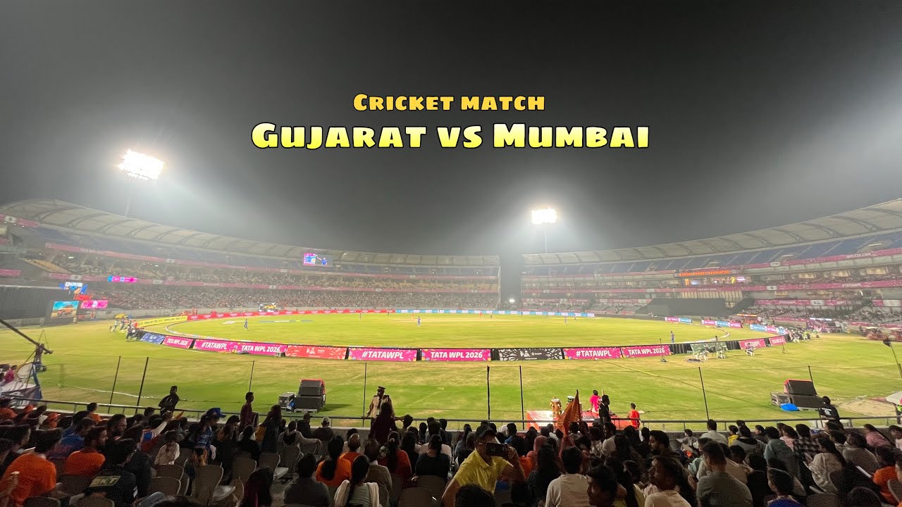 Cricket match jova gaya, Gujarat vs Mumbai | BCA stadium vadodara