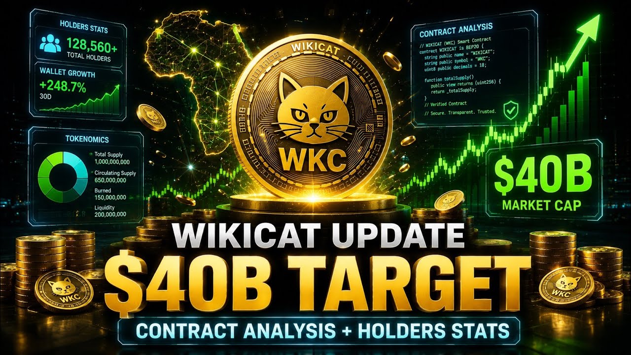 WIKICAT UPDATE: The Road to a $40B Market Cap 🎯 | Contract Analysis, Holder Statistics & Tokenomics