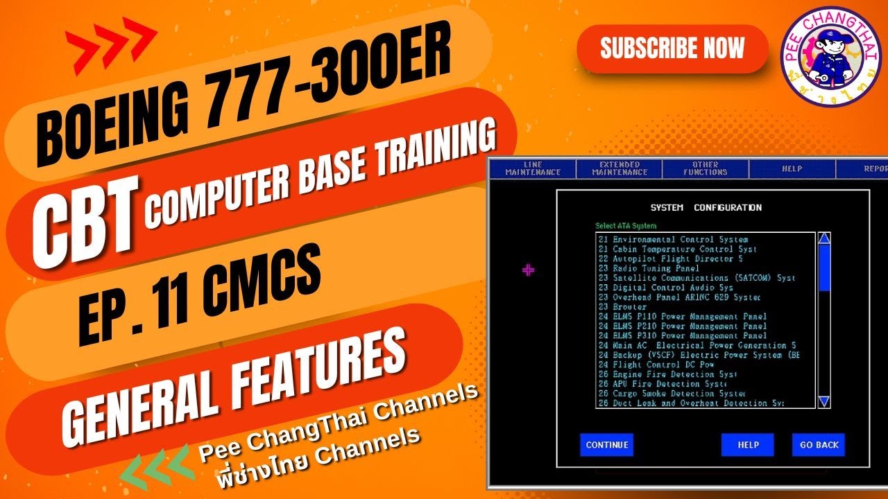 The Boeing 777-300ER CBT EP.11 CMCS - General Features