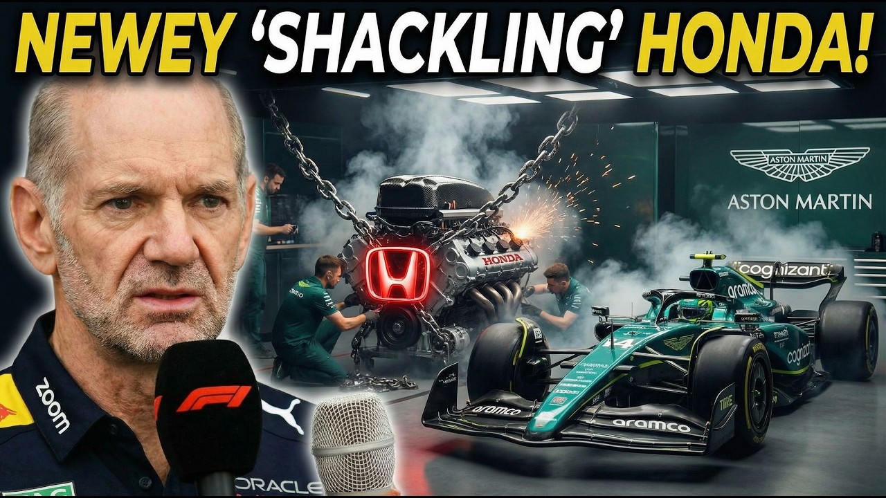Adrian Newey is ‘shackling’ Honda efforts to improve Aston Martin’s 2026 F1 engine!