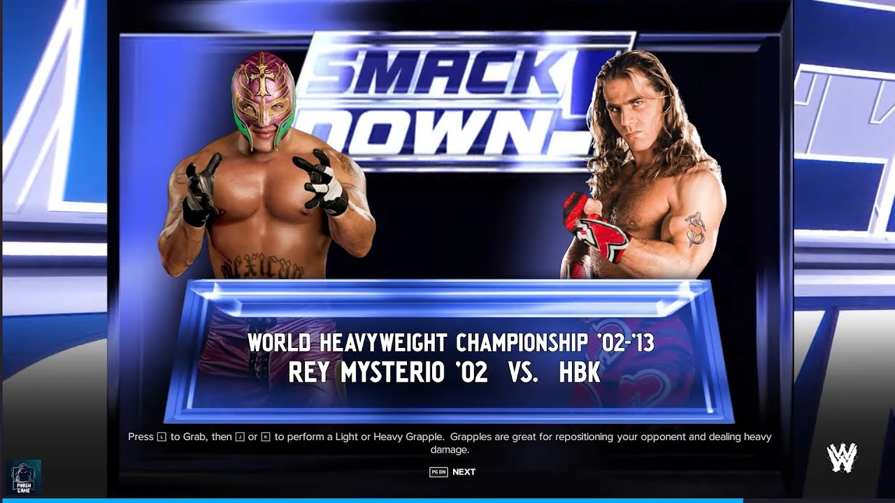Rey Mysterio '02 vs. Shawn Michaels World Heavyweight Championship Match 