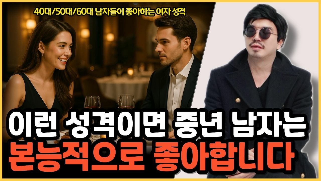 대부분 중년 남자들이 본능적으로 좋아하는 여자 성격