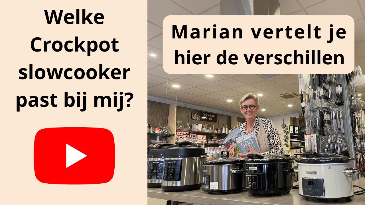De verschillende Crockpot slowcookers