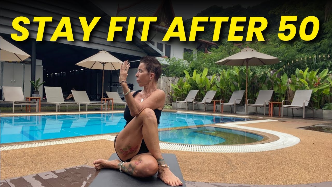 Stay Fit After 50 💪 Simple Stretching | Good Vibes Thailand #positivemindset  #healthierlifestyle