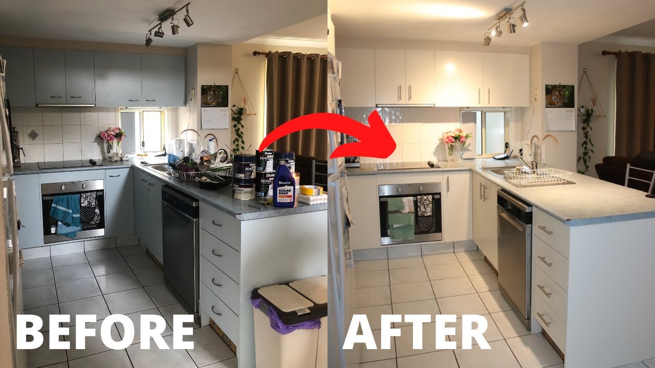 Как покрасить кухонные шкафы (серия Dulux Renovation)