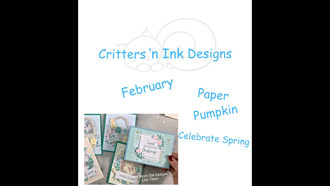 Join me as I create a few of the Feb2026 Paper Pumpkin, 