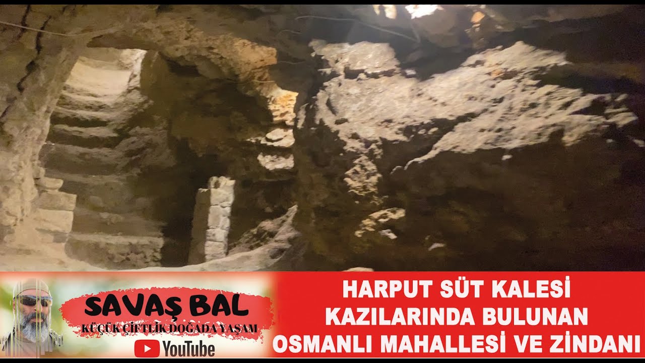 HARPUT SÜT KALESİ / YENİ KEŞFEDİLEN OSMANLI MAHALLESİ VE ZİNDAN / DOĞADA YAŞAM