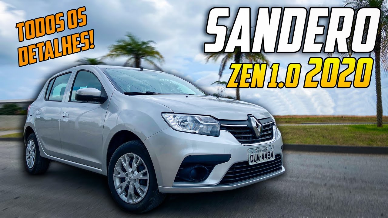 RENAULT SANDERO ZEN 1.0 2020 | DETALHES E TESTE