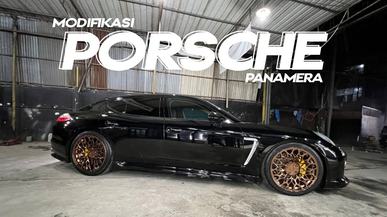 MODIFIKASI PORSCHE PANAMERA DENGAN VELG HSR FORGET RING 21 ONLY ONE DI INDONESIA!