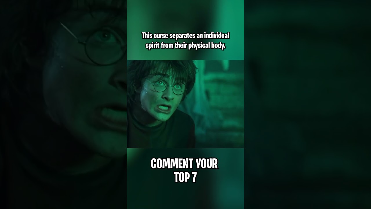 Top 7 MOST POWERFUL spells in Harry Potter!? #shorts