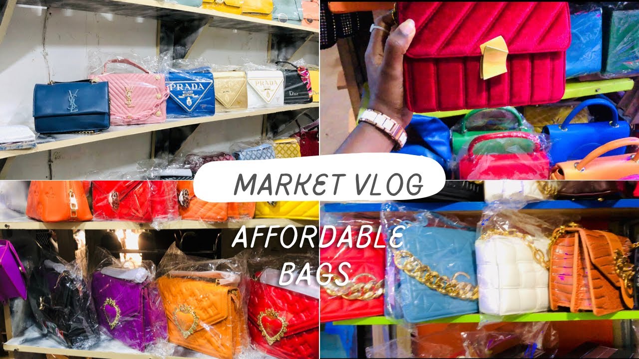 MARKET VLOG 3/The BIGGEST &AFFORDABLE HANDBAG MARKET IN NIGERIA #marketvlogs