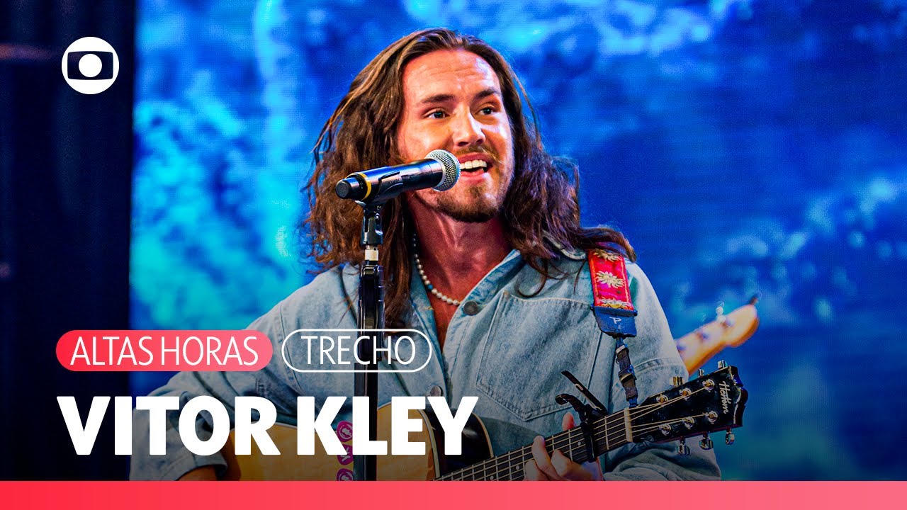 Vitor Kley emociona ao cantar 'A Cura' no palco do Altas Horas!  | Altas Horas | TV Globo
