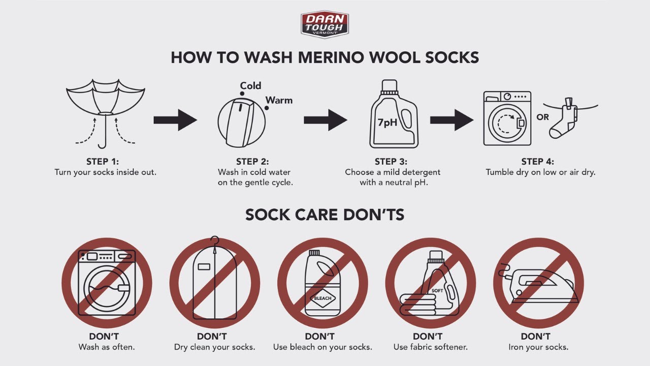 How to Wash Merino Wool Socks