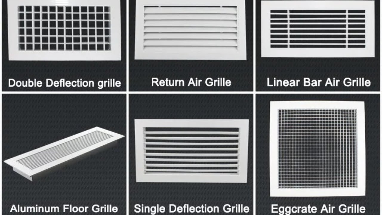 HVAC grill sizing & selection using spreadsheet, air distribution design, supply return grill sizing