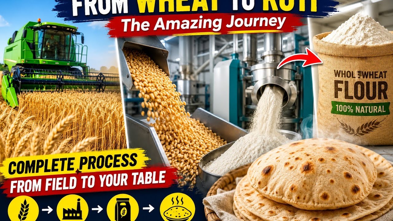 You'll Never Believe How Wheat Becomes Flour! 