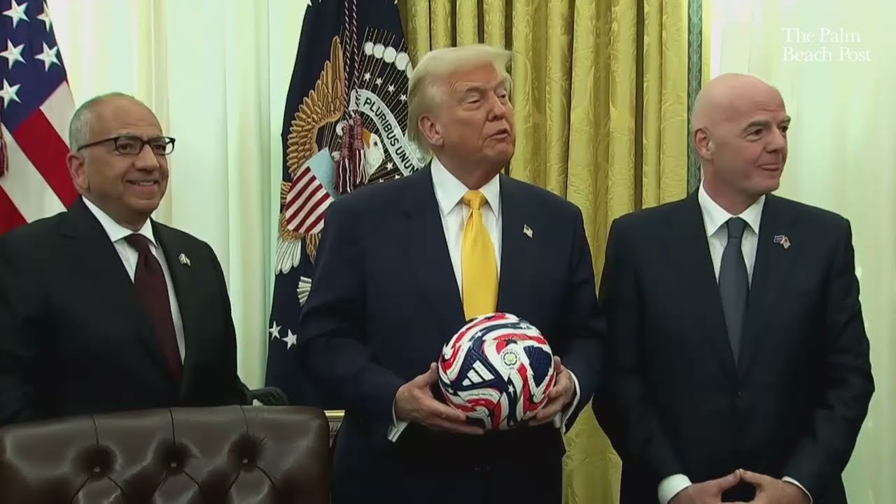 Amid back-and-forth on tariffs, Trump says US, Mexico, Canada tension 'good' for 2026 FIFA World Cup