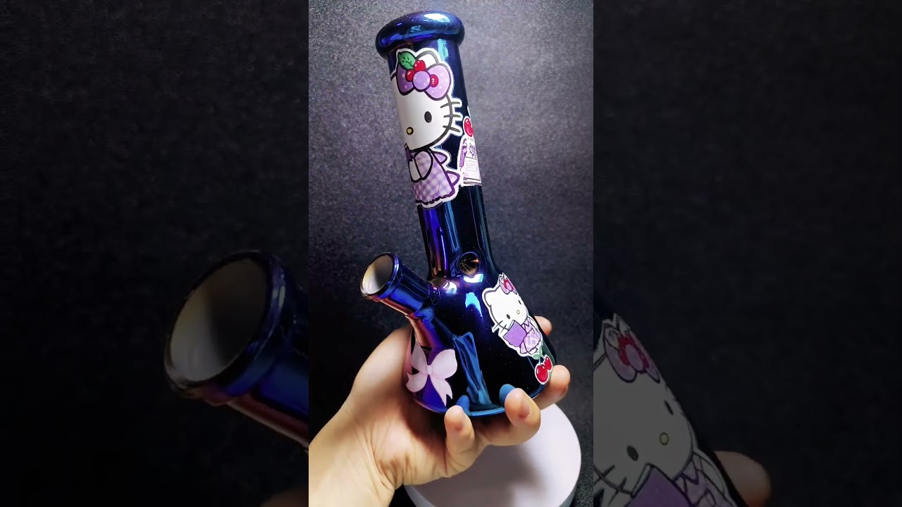 Purple Hello Kitty Cherry Dream Glass Bong &ndash; Limited Edition  #hellokitty