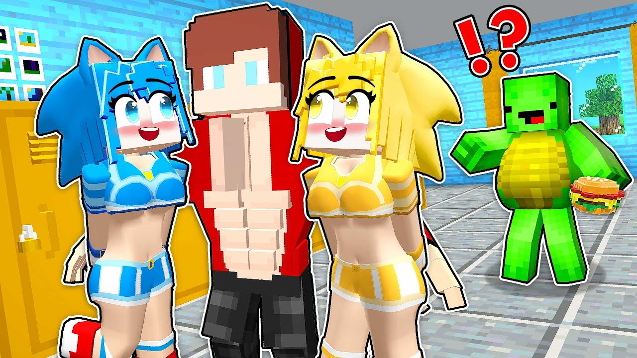 PUMPED UP JJ or FAT MIKEY? JJ and MIKEY sad SCHOOL STORY in Minecraft - Maizen