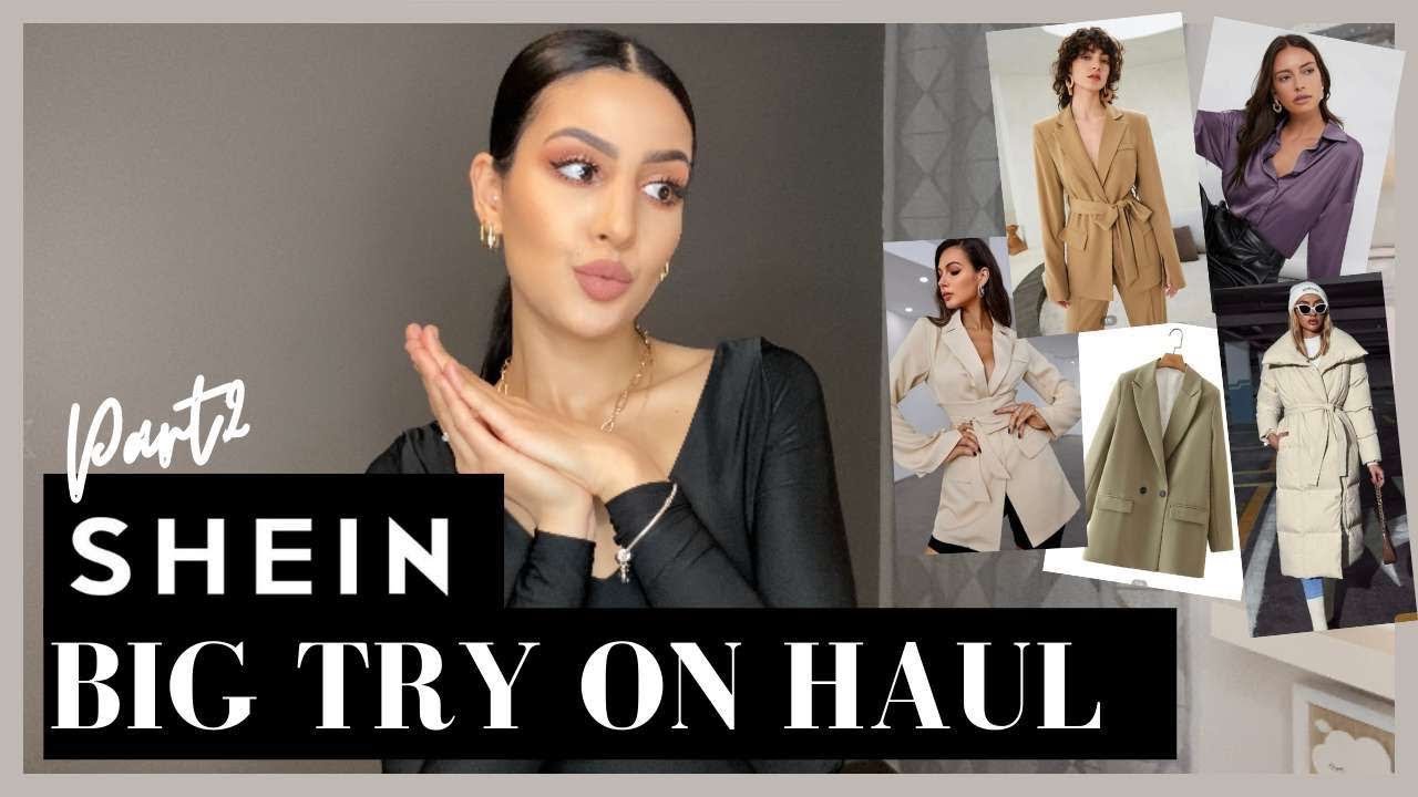 HAUL SHEIN PRINTEMPS🛍BIG TRY ON HAUL(part2)Magnifiques blazers, doudounes et chemises🤩#haulshein