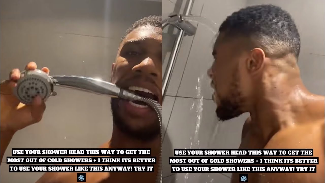 Anthony Joshua Shows The Best Way To Have Cold Showers | Audio Saviours