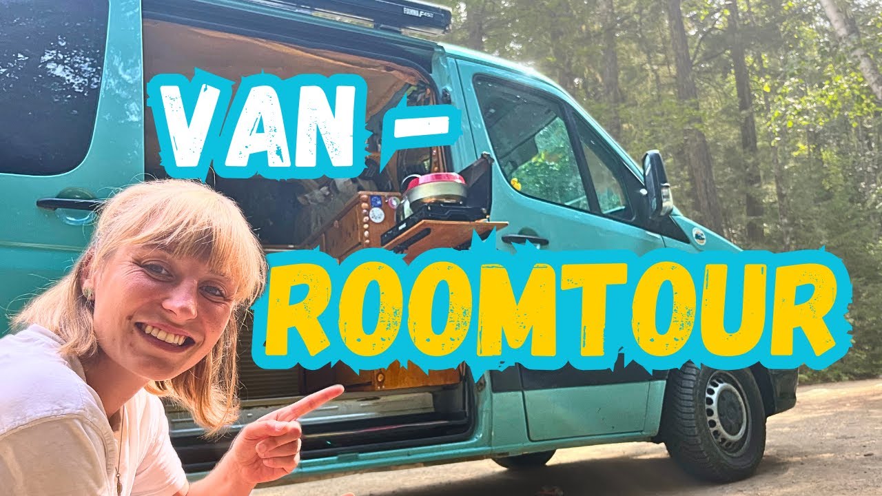 🚌 Camper Ausbau - Leben auf 8m² | VW-Crafter Van-Roomtour | Panamericana ⛰️
