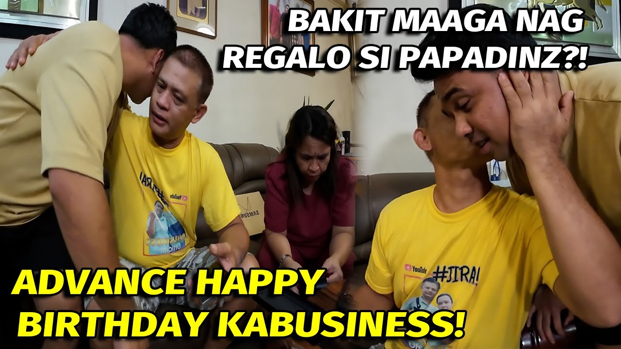 ADVANCE HAPPY BIRTHDAY KABUSINESS!🥰 BAKIT NALUHA SIYA SA AKING REGALO?!😭