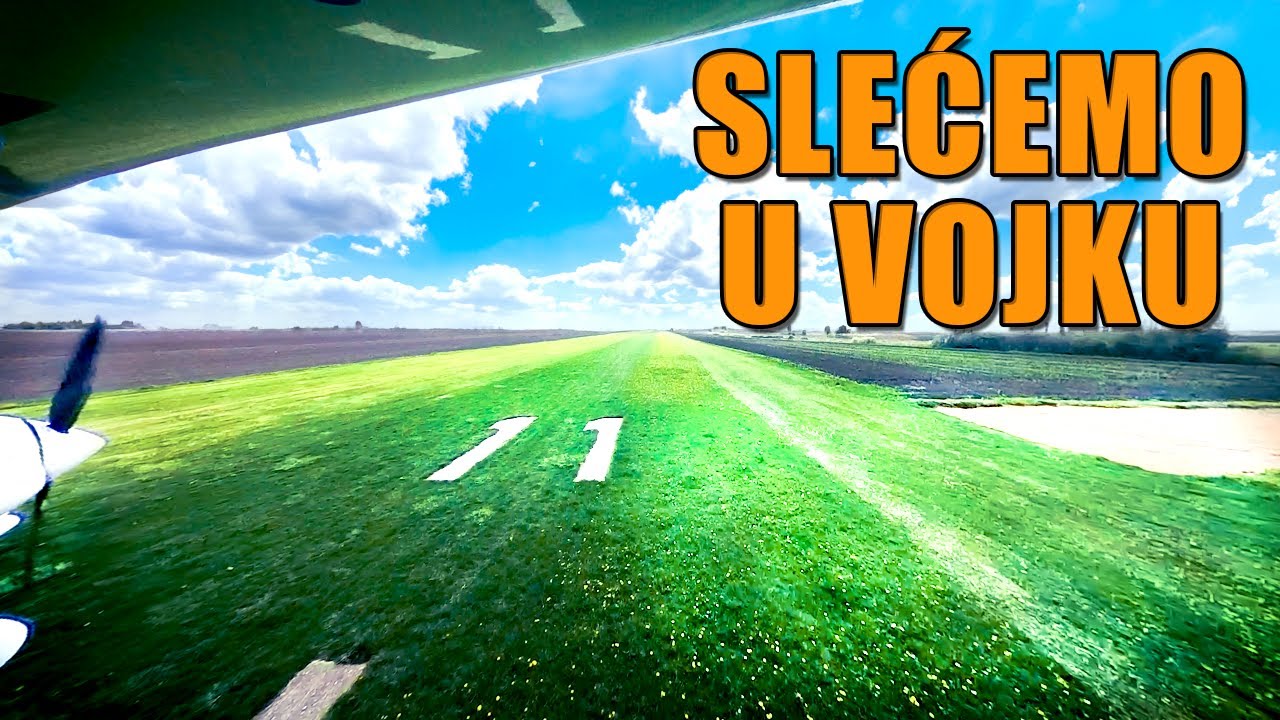 🛬 SLETANJE na aerodrom VOJKA