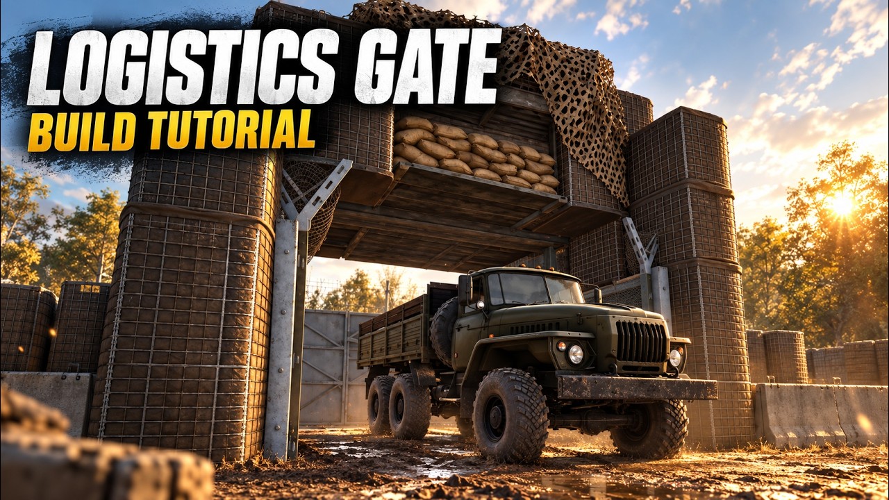 How to Build a Logistics Gate in WarDogs | Hesco Build Tutorial