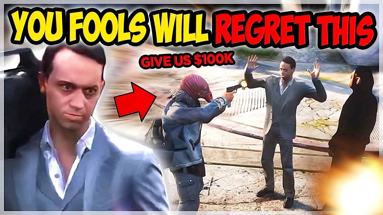 Ungrateful Thugs Rob Me For $100K But Instantly Regret It - GTA 5 RP