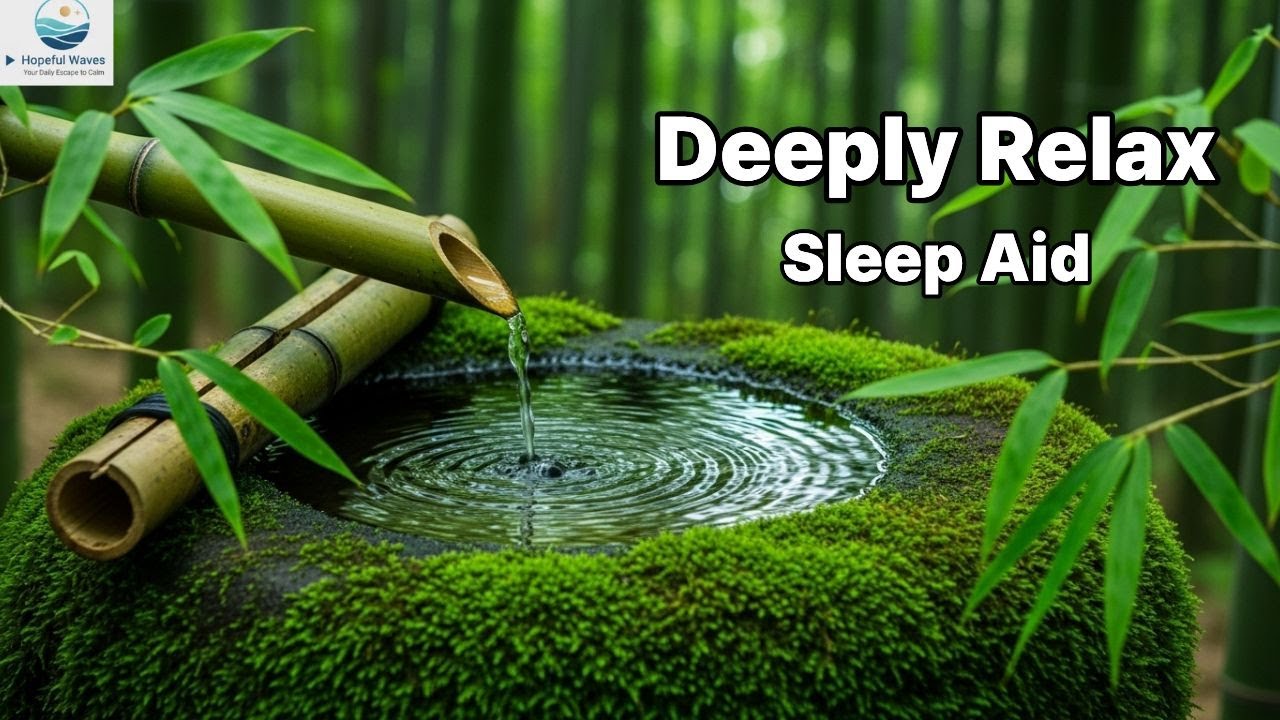 Emerald Night | Deeply Relax with Soft Flute & Rain for Better Sleep 🌙🌿