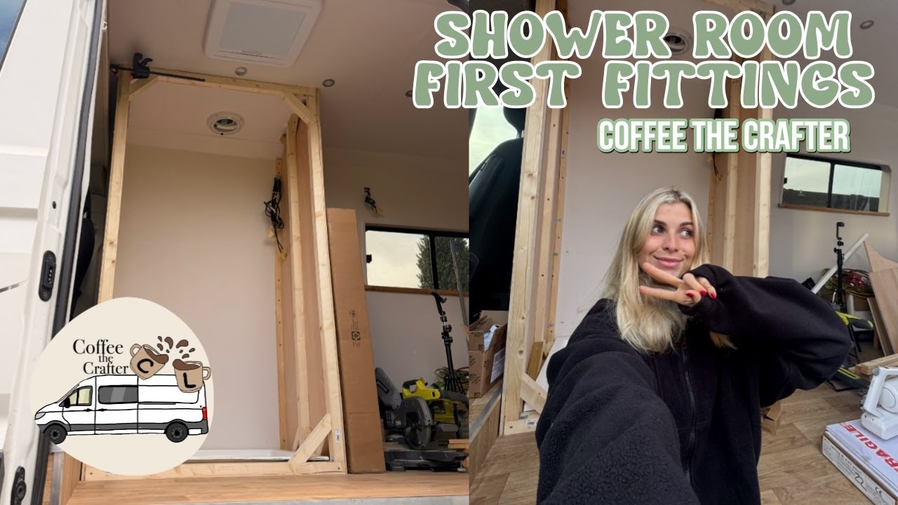 SHOWER ROOM | part one | first fitting of van W/C | coffeethecrafter