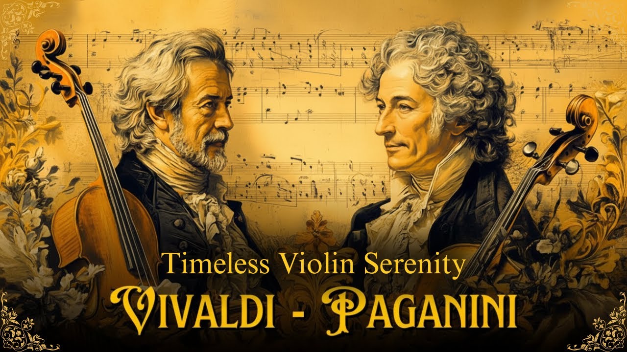 Best of Vivaldi & Paganini 🎼 Relaxing Classical Violin Music