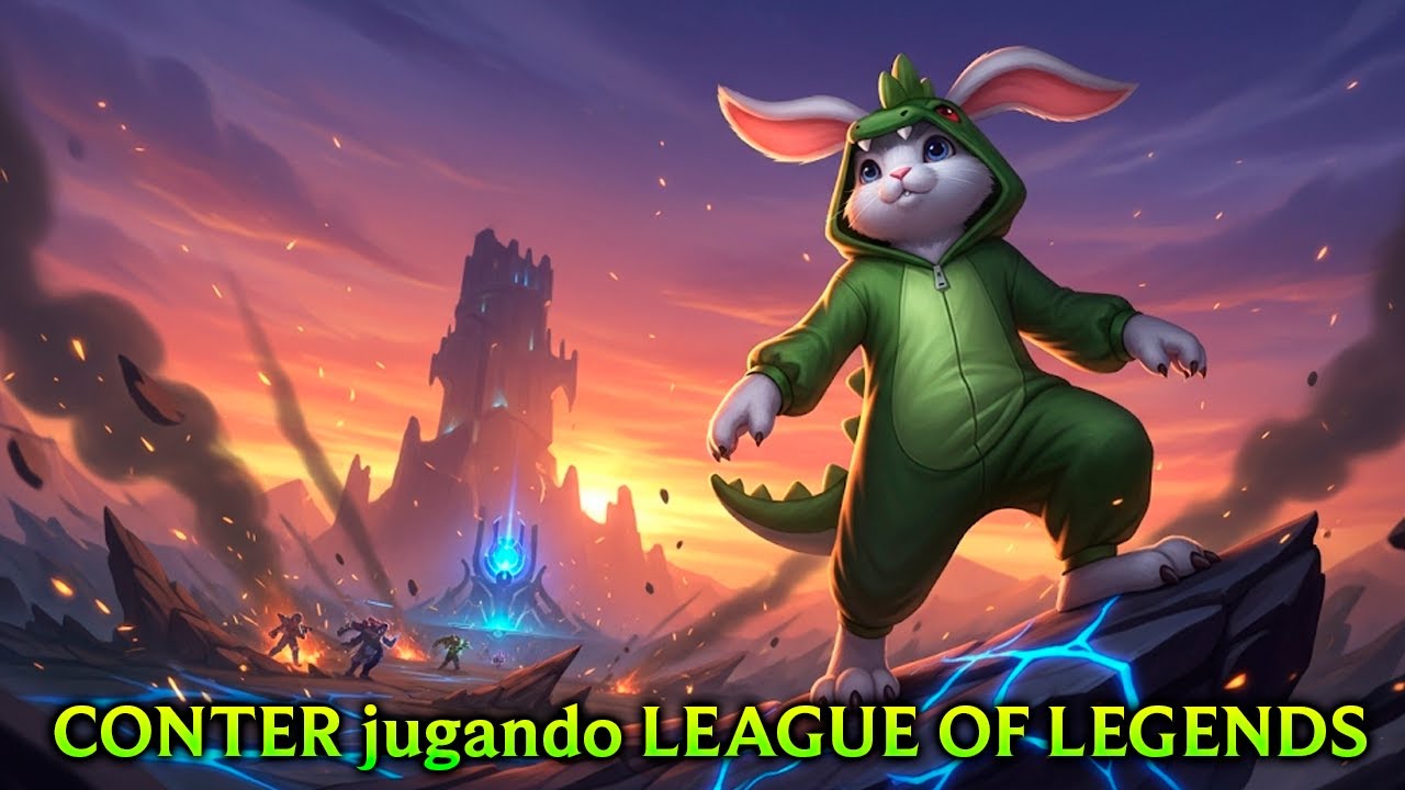 🔥 CONTER jugando LEAGUE OF LEGENDS 😱🎮