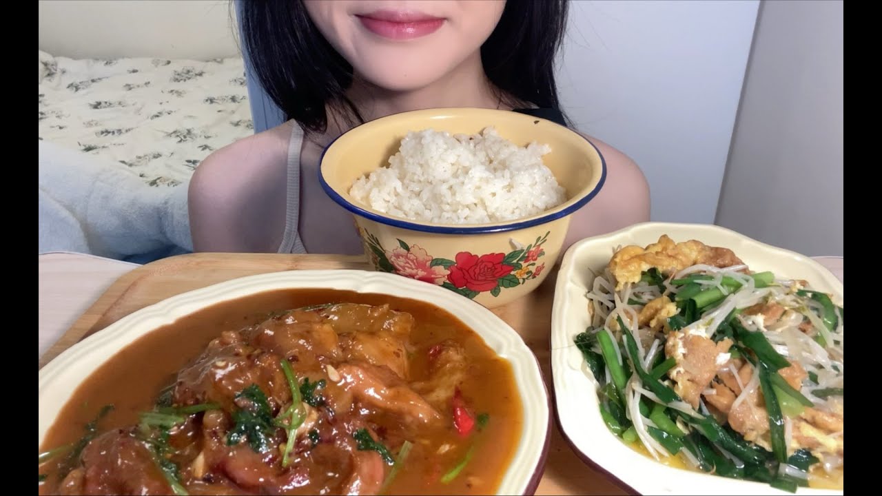 家常菜｜辣炒牛蹄筋｜炒合菜｜油捞饭