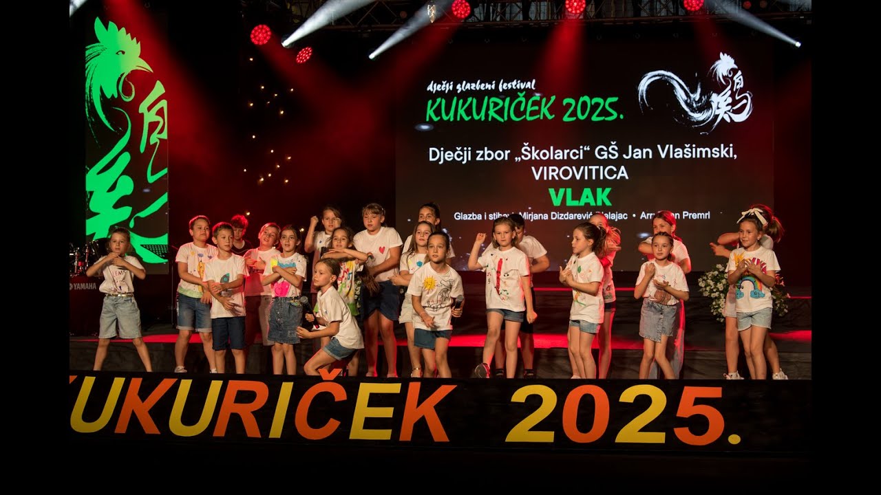 Dječji zbor &Scaron;kolarci, G&Scaron; Jan Vla&scaron;imsky, Virovitica - VLAK - KUKURIČEK 2025.