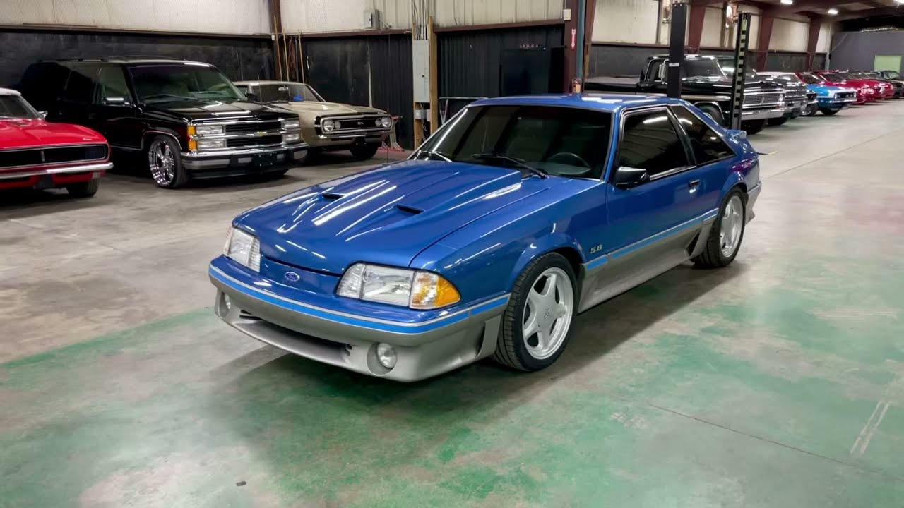 *SOLD* 1988 Ford Mustang GT / 357ci / 5 Speed / AC / 28K miles #290247