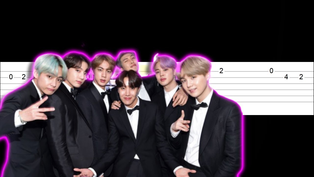 BTS - Film out (Easy Guitar Tabs Tutorial)