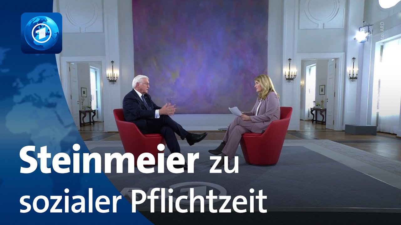ARD-Themenwoche: Bundespräsident Steinmeier wirbt für soziale 