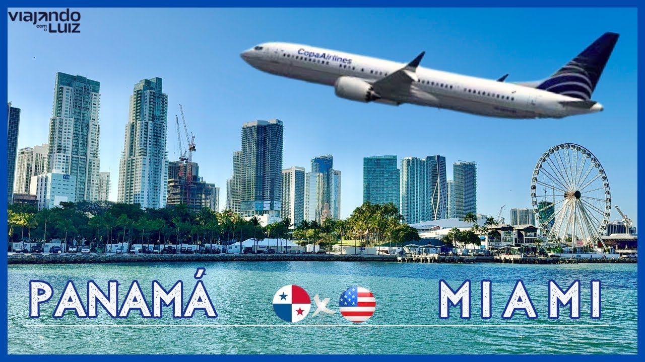 COPA AIRLINES DA CIDADE DO PANAMÁ 🇵🇦PARA MIAMI 🇺🇸- TRIP REPORT