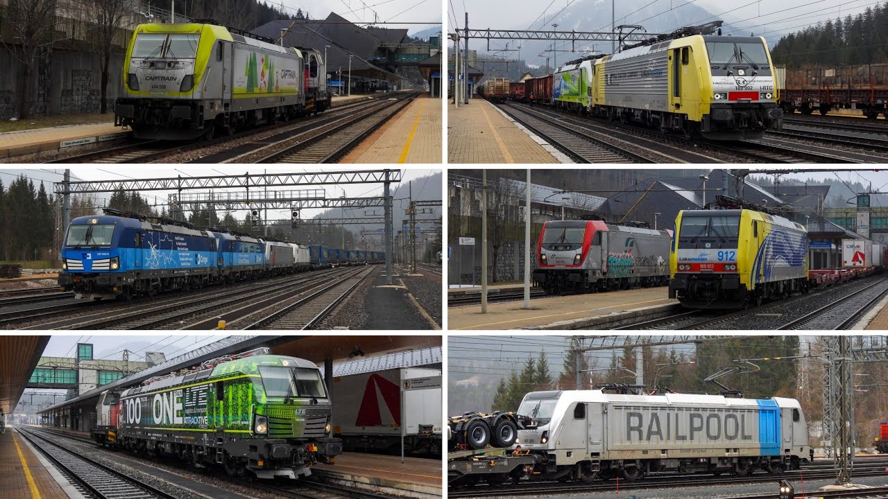 TRIPLE, QUADRUPLE, LOCO IN SPINTA, IMPRESE FERROVIARIE PARTICOLARI E ALTRO A TARVISIO BOSCOVERDE!!