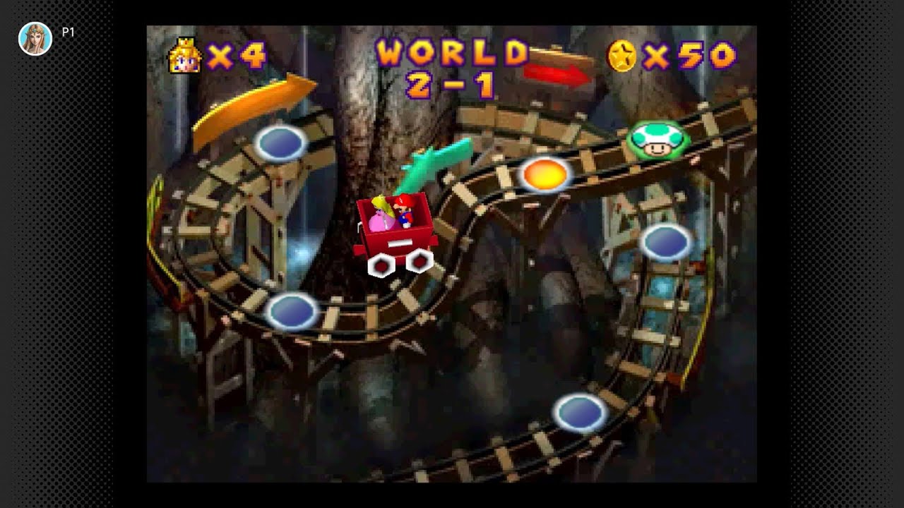 Mario Party 2 - Nintendo Switch - Mini Game Coaster - Easy Mode