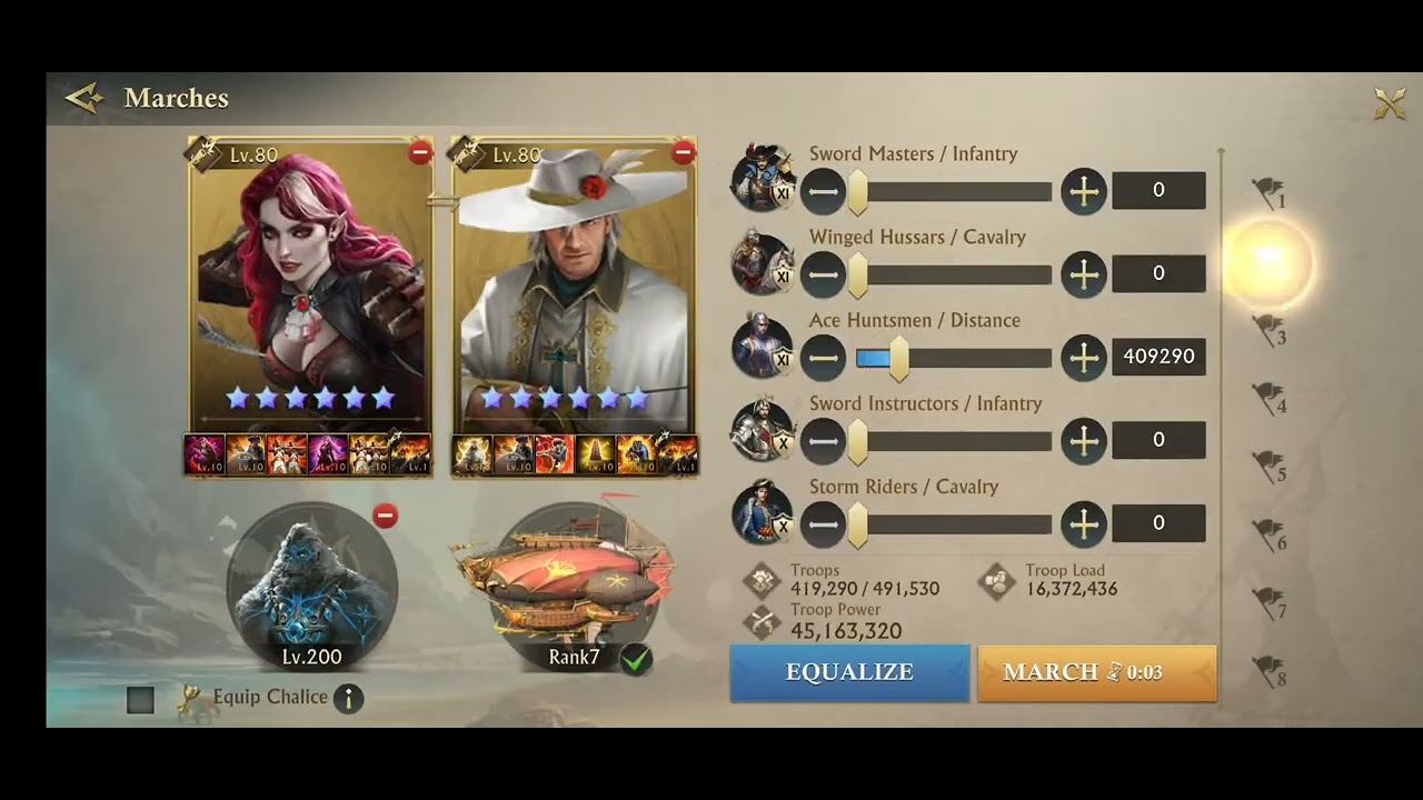 Misty Continent Cursed Island: K38 VS K57 (Tideland) Second Round