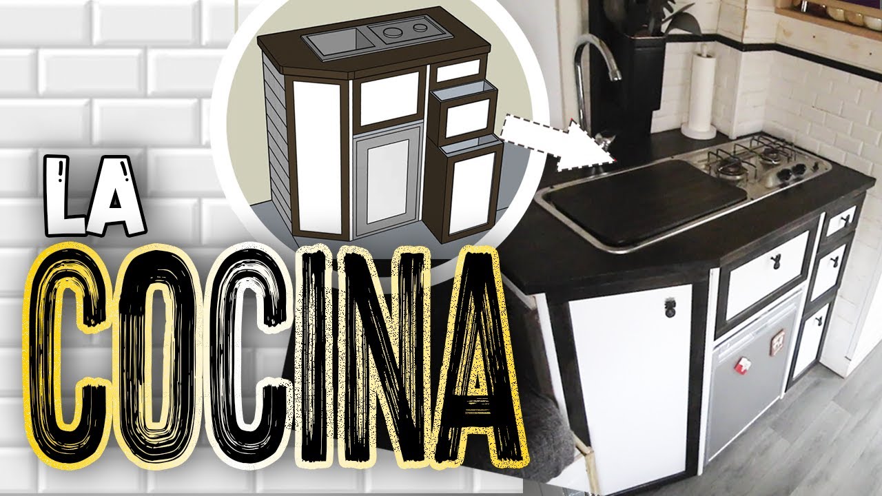 NUESTRA COCINA en la FURGONETA | CAMPERIZACIÓN #20 I Furgoneta MB 210D