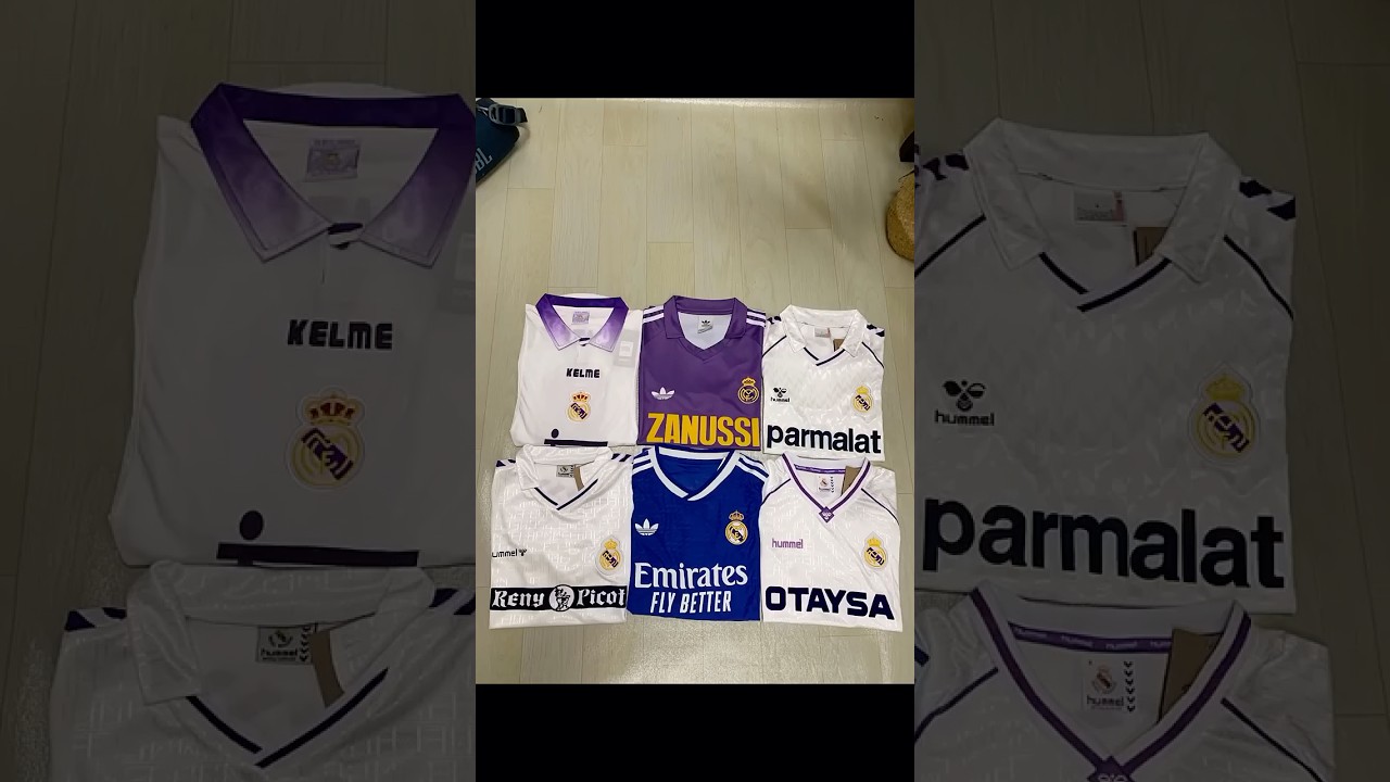 Real Madrid Retro Series｜Rare Real Madrid purple away jersey