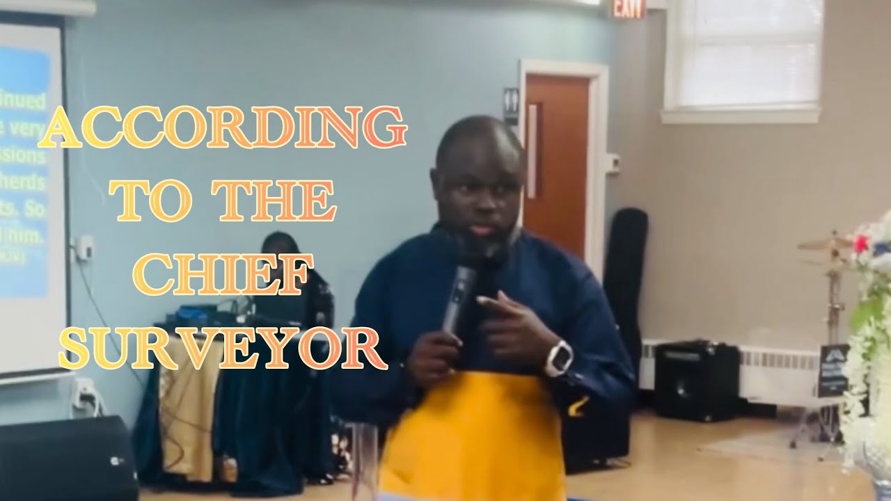NOVEMBER 30th 2025–ACCORDING TO THE CHIEF SURVEYOR