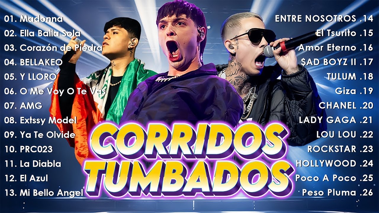 Peso Pluma,Natanael Cano,Luis R,Fuerza Regida - Exitos Corridos Belicos - Mix Corridos Tumbados 2025